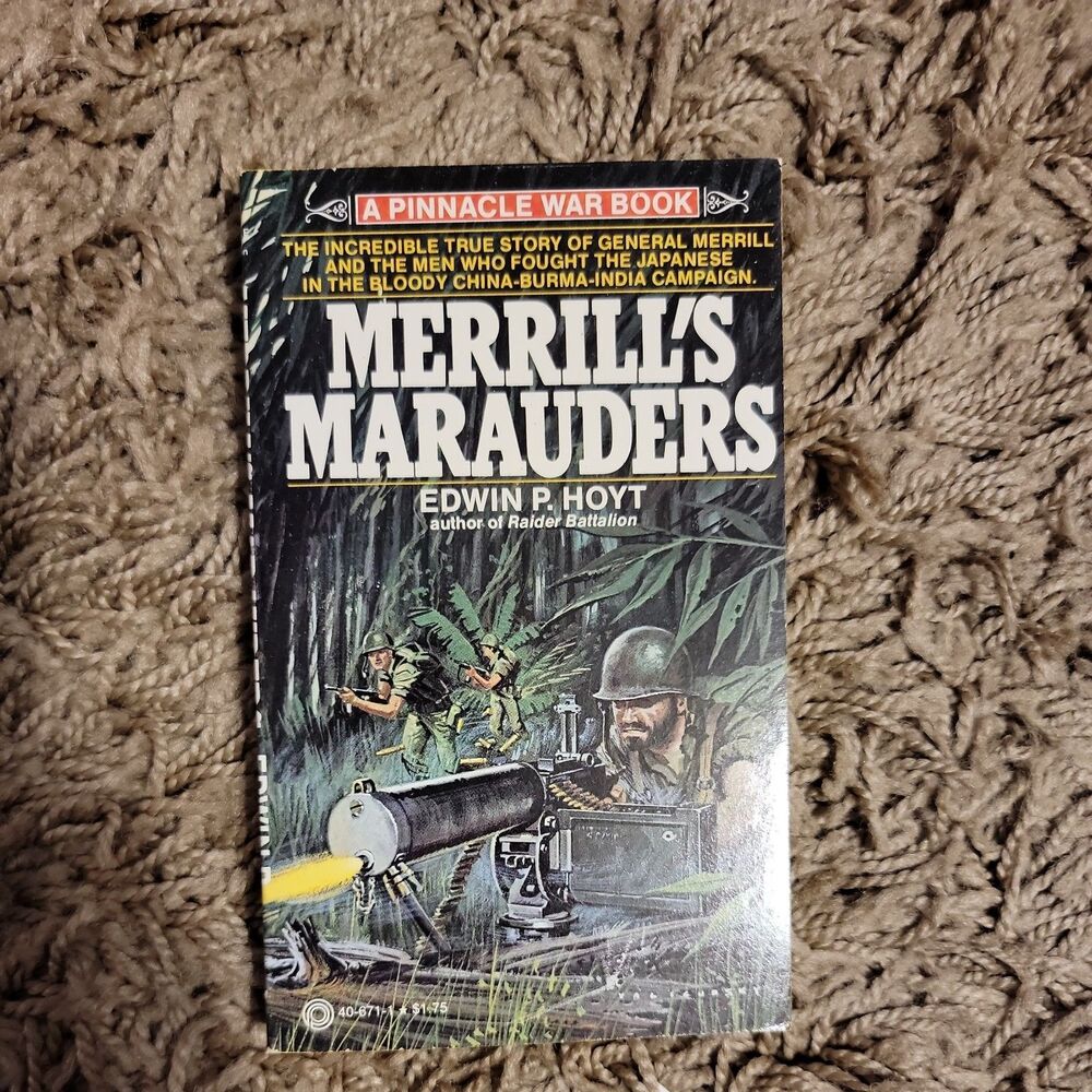 Merrills Marauders  Vintage Paperback By Hoyt, Edwin War Book 1980 Excellent